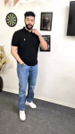تيشيرت بولو نص أسود